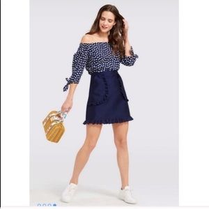 Draper James Ruffle Pocket Skirt